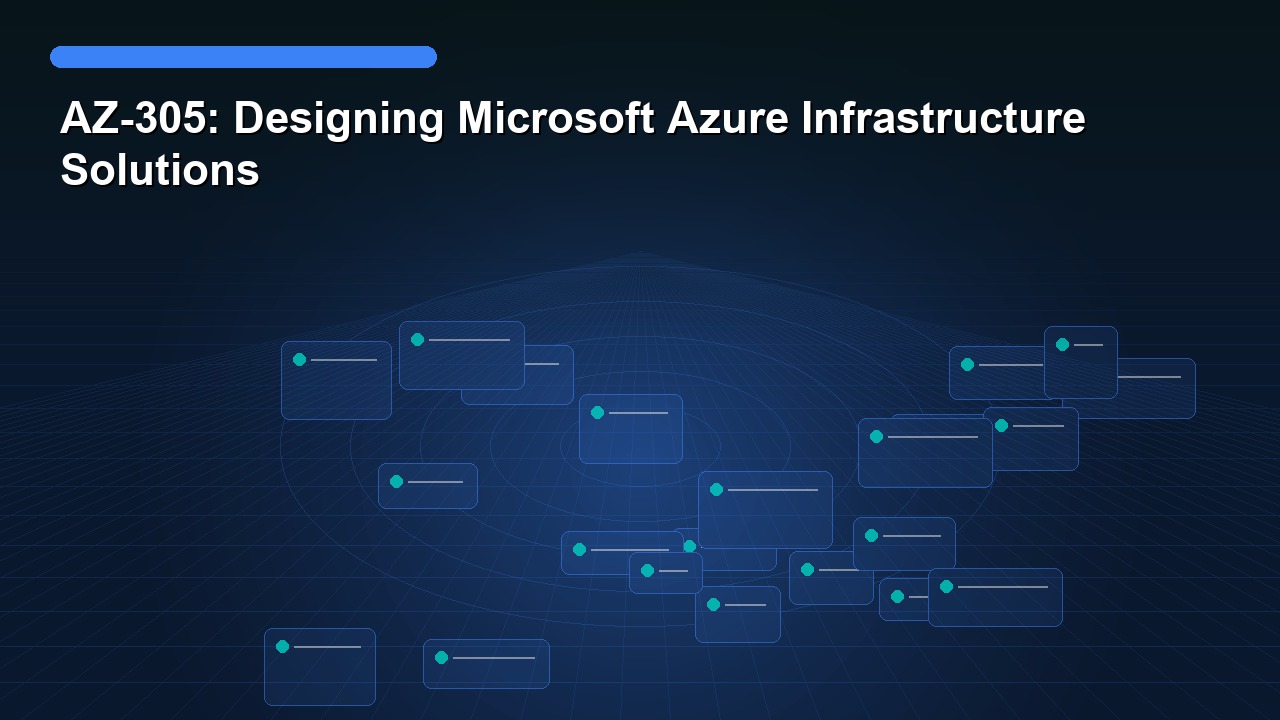 AZ-305: Designing Microsoft Azure Infrastructure Solutions