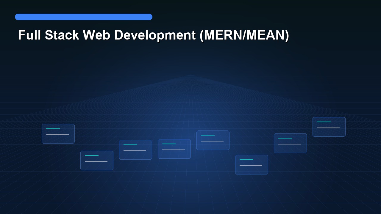 Full Stack Web Development (MERN/MEAN)